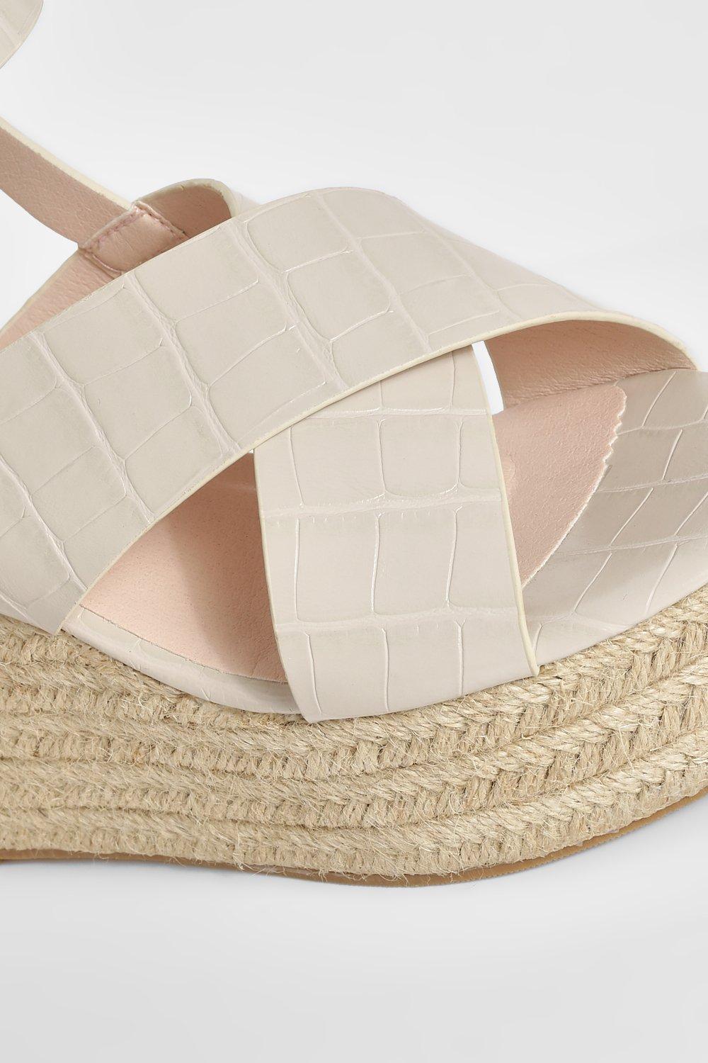 White wedge sandals hot sale wide fit